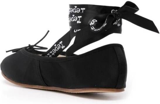 Repetto Zwarte Satijnen Balletschoenen Black Dames