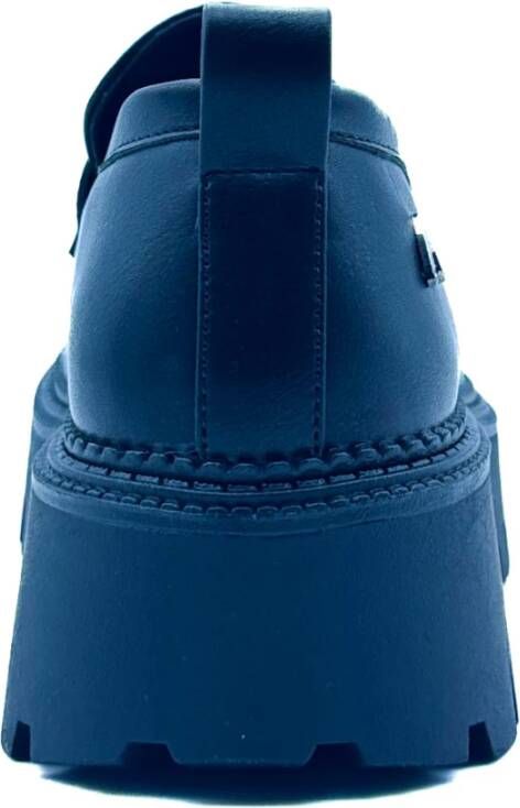 Replay Blauwe Platte Mocassin Schoenen Blue Dames