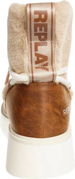 Replay Bruin Beige Melrose Hair Schoenen Brown Dames