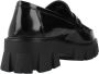 Replay Stijlvolle Loafers Kabel Moccasins Black Dames - Thumbnail 4