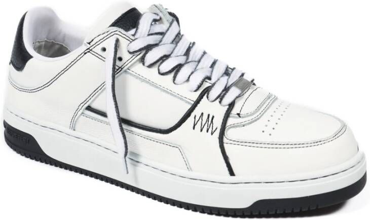 Represent Apex Contrast Sneakers Wit Leer White Heren