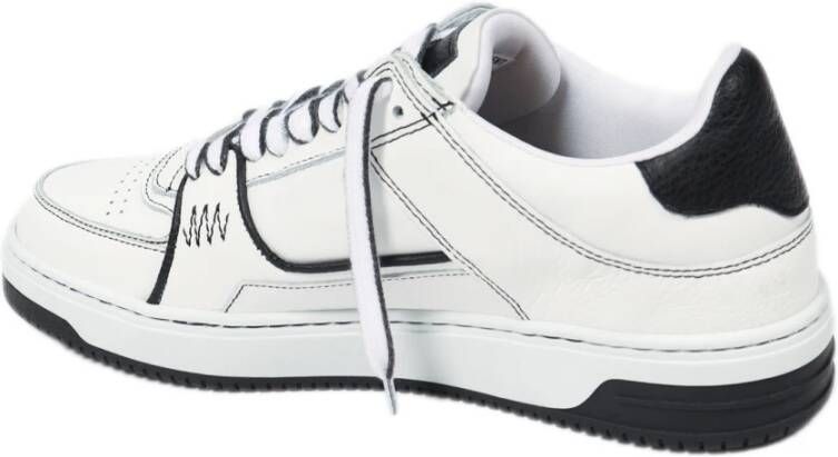 Represent Apex Contrast Sneakers Wit Leer White Heren