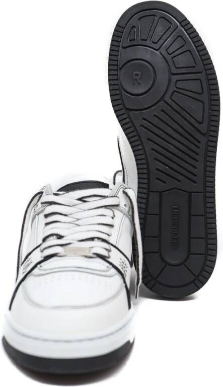 Represent Apex Contrast Sneakers Wit Leer White Heren