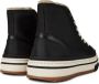 Represent Hoge Sneakers Zwart Wit Rubberen Zool Black Heren - Thumbnail 3