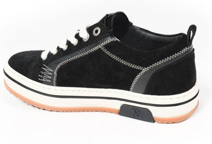 Represent Lage Suède Sneakers in Zwart Black Heren