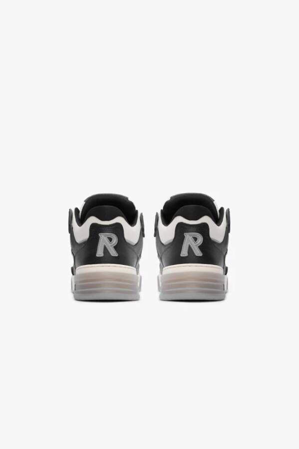 Represent Leren Sneakers met Logo Details Black Heren