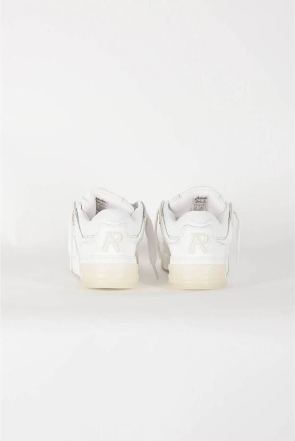 Represent Leren Sneakers met Logo Zool White Heren