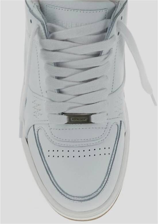 Represent Leren Sneakers White Heren