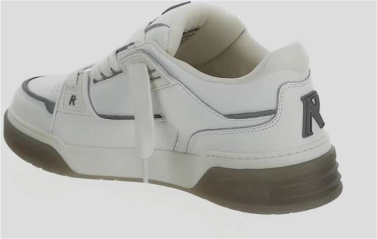 Represent Leren Vetersneaker White Heren