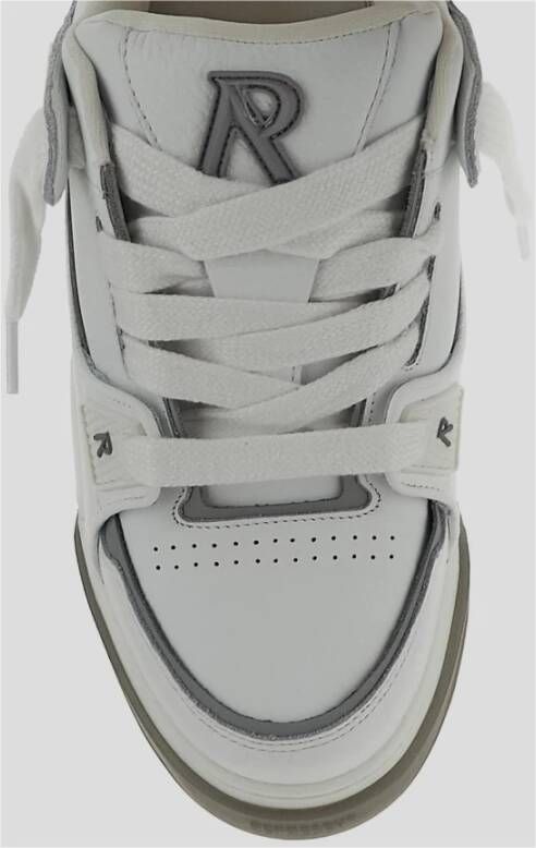 Represent Leren Vetersneaker White Heren