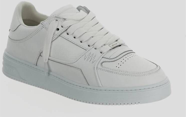 Represent Leren Vetersneaker White Heren