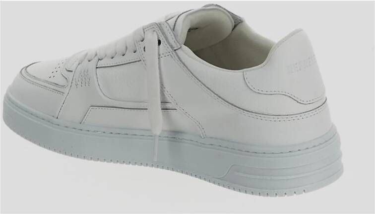 Represent Leren Vetersneaker White Heren