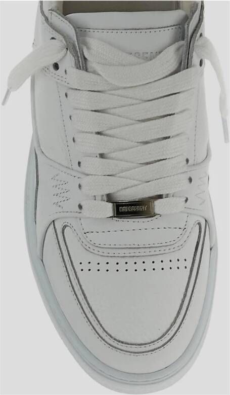 Represent Leren Vetersneaker White Heren