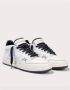 Represent Witte leren sneakers met geperforeerde details White Heren - Thumbnail 2