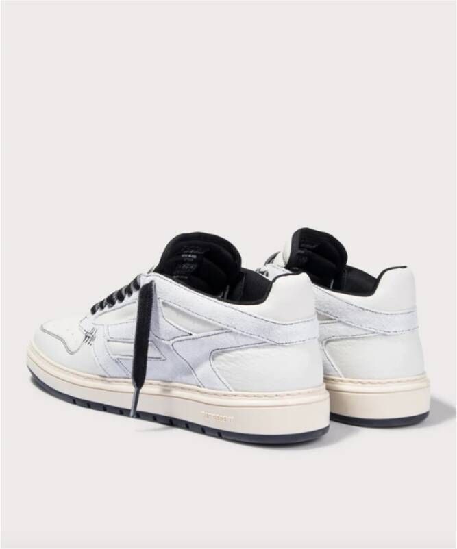 Represent Reptor Leren Sneakers Zwart Wit White Heren