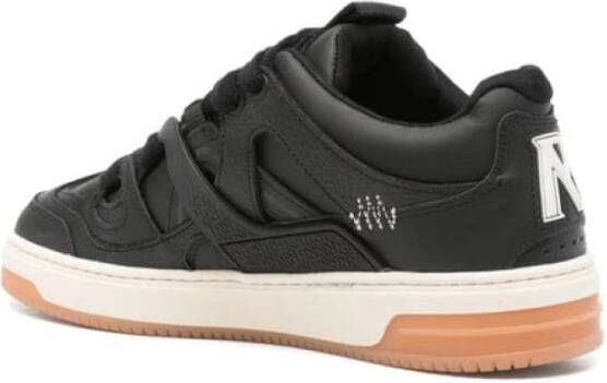 Represent Sneakers Bully in zwart leer Black Heren