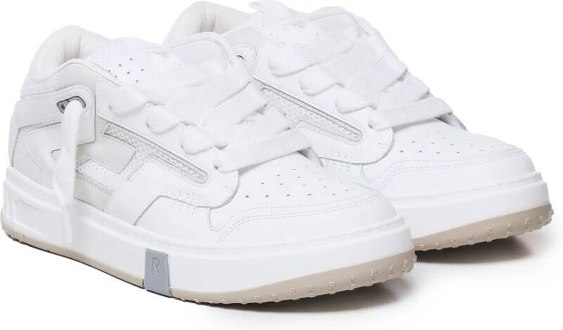 Represent Witte Leren Sneakers met Dikke Veters White Heren