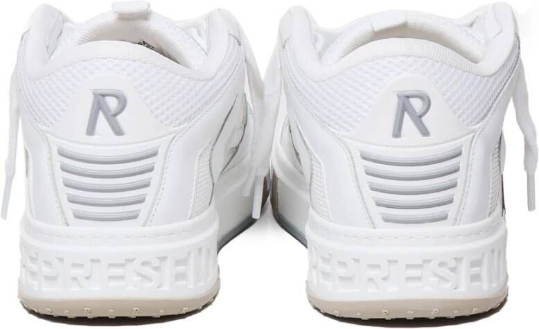 Represent Witte Leren Sneakers met Dikke Veters White Heren