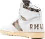 Rhude Vintage Hoge Leren Sneakers met Slangenprint Multicolor Heren - Thumbnail 5