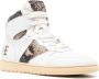 Rhude Vintage Hoge Leren Sneakers met Slangenprint Multicolor Heren - Thumbnail 7