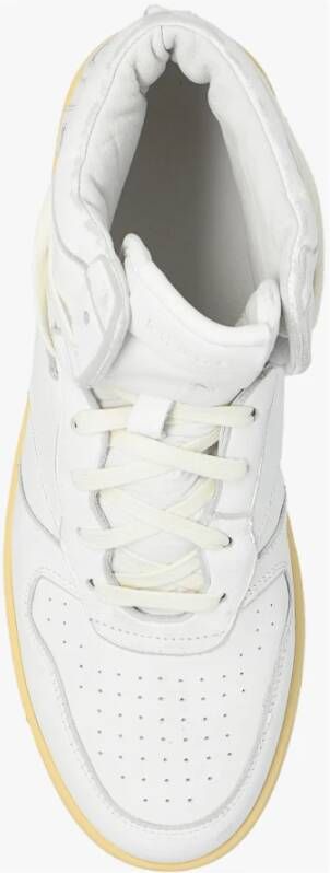 Rhude Witte lederen reheaks sneakers Wit Heren