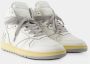 Rhude Witte Leren Hi-Top Sneakers White Heren - Thumbnail 2