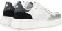 Richmond Witte Leren Sneaker met Suède Details White Heren - Thumbnail 3