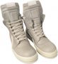 Rick Owens Bicolor Leren Hoge Sneakers White Heren - Thumbnail 4