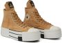 Rick Owens Blonde Hi-Top Platform Sneakers Beige Dames - Thumbnail 4