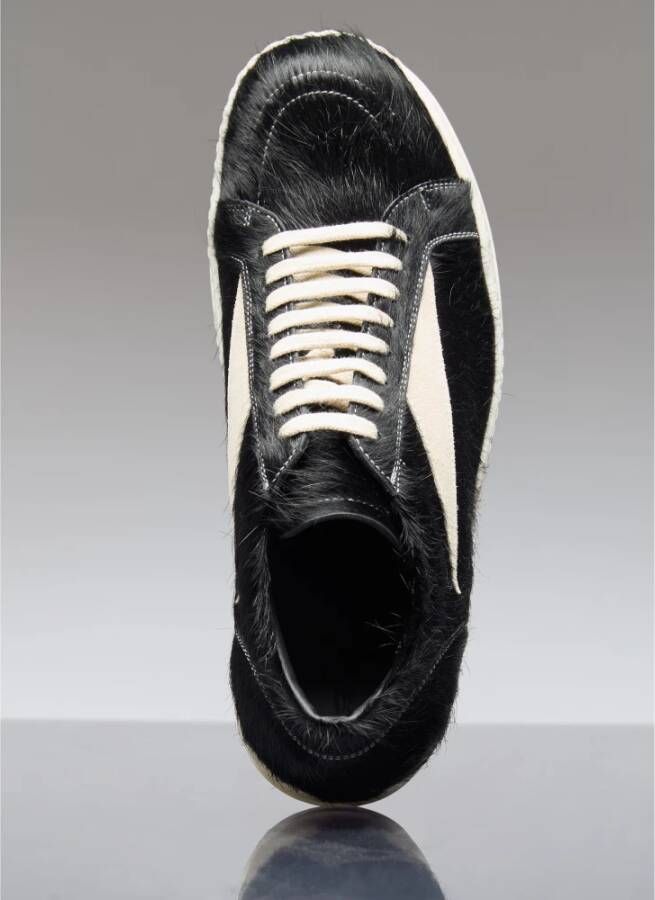 Rick Owens Bont & Suède Vintage Sneakers Black Heren