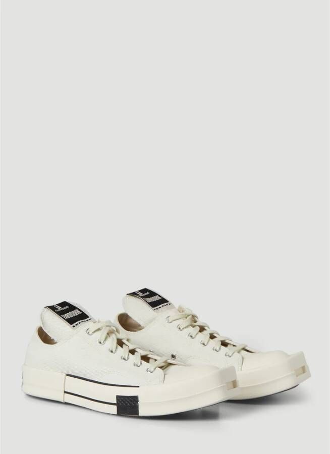 Rick Owens Canvas Chuck 70 Ox Sneakers White Heren