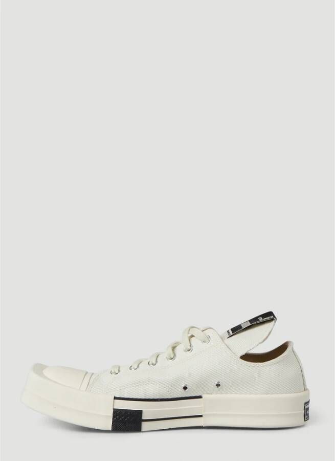 Rick Owens Canvas Chuck 70 Ox Sneakers White Heren