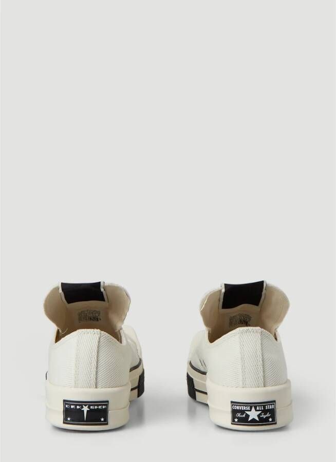 Rick Owens Canvas Chuck 70 Ox Sneakers White Heren