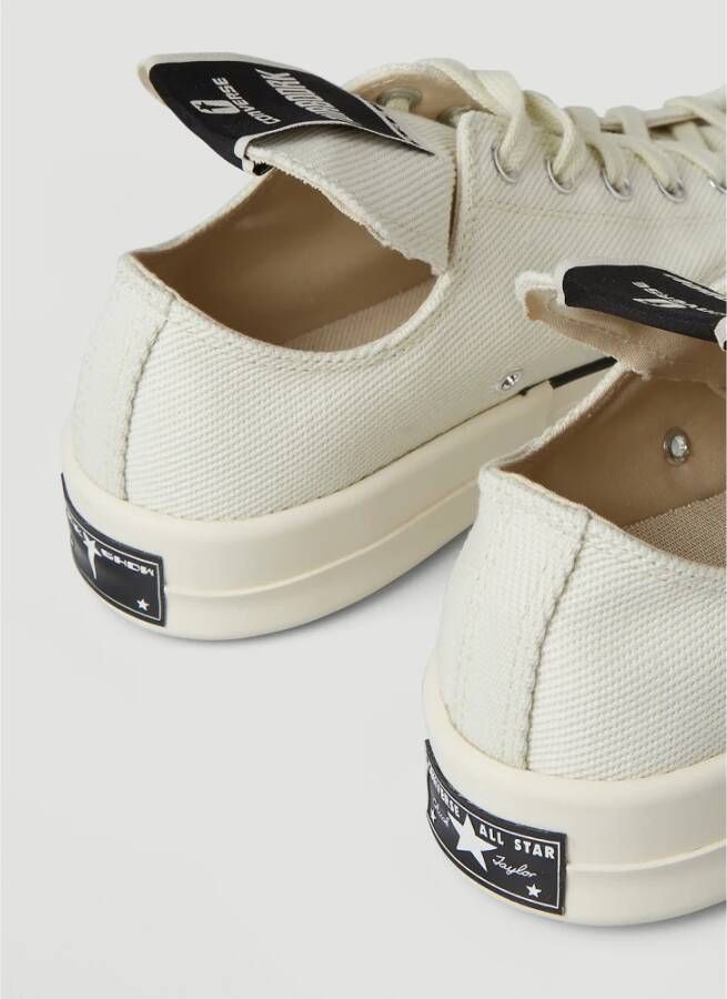 Rick Owens Canvas Chuck 70 Ox Sneakers White Heren