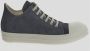 Rick Owens Canvas Lage Sneaker White Heren - Thumbnail 12