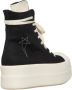 Rick Owens Denim Double Bumper Sneaker Black Dames - Thumbnail 4