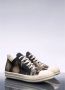 Rick Owens Denim Grafische Lage Sneakers Black Heren - Thumbnail 9