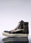 Rick Owens Denim Grafische Vintage Sneakers Multicolor Heren - Thumbnail 4