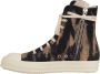 Rick Owens Denim High Top Sneaker Brown Dames - Thumbnail 3