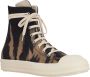 Rick Owens Denim High Top Sneaker Brown Dames - Thumbnail 5