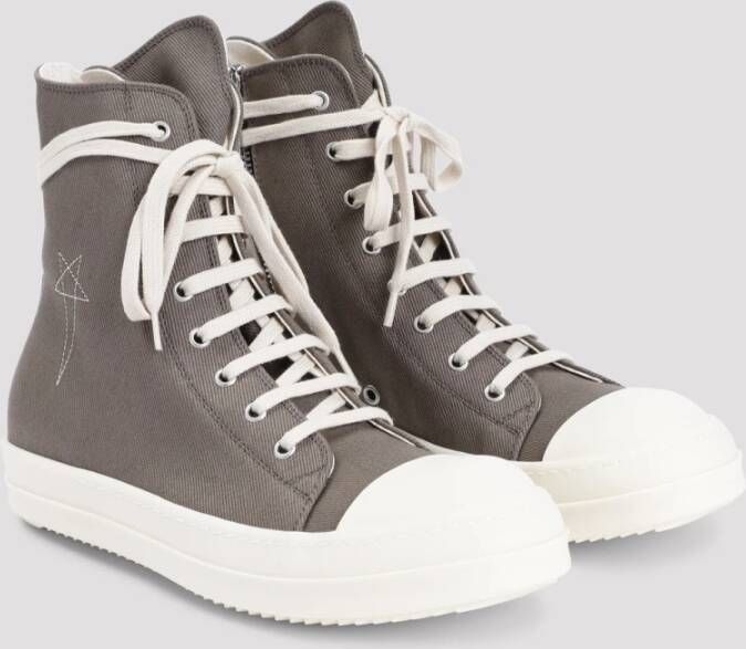 Rick Owens Dust Pearl Milk Sneakers Gray Heren