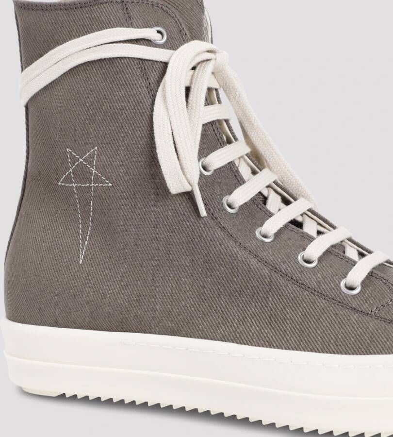 Rick Owens Dust Pearl Milk Sneakers Gray Heren