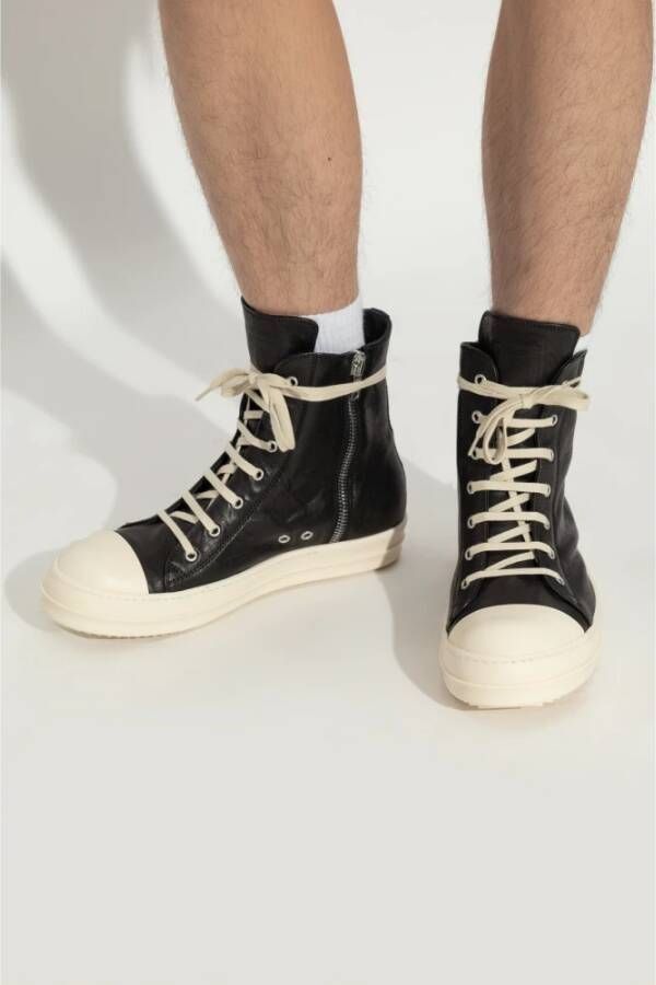 Rick Owens Enkellaagse sneakers Black Heren