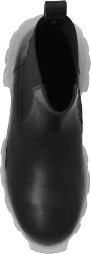 Rick Owens Enkellaarzen Beatle Black Dames