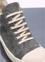 Rick Owens Geborsteld Weefsel Lage Sneakers Gray Heren - Thumbnail 2