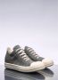 Rick Owens Geborsteld Weefsel Lage Sneakers Gray Heren - Thumbnail 3