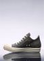 Rick Owens Geborsteld Weefsel Lage Sneakers Gray Heren - Thumbnail 4