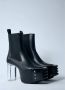 Rick Owens Gegrilde Kiss Leren Laarzen Black Heren - Thumbnail 2