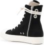 Rick Owens Geobasket Denim Sneakers Zwart Melk Black Heren - Thumbnail 3