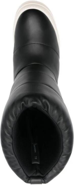 Rick Owens Gewatteerde Instap Chunky Zool Schoenen Black Heren